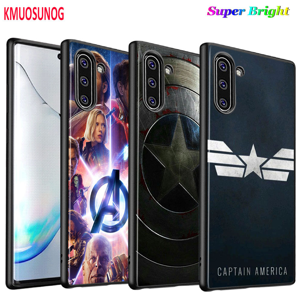 Black Silicone Cover Avengers