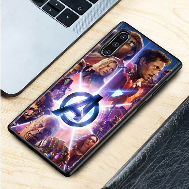 Black Silicone Cover Avengers