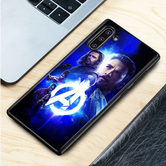 Black Silicone Cover Avengers