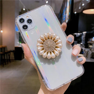 Diamond stand phone case